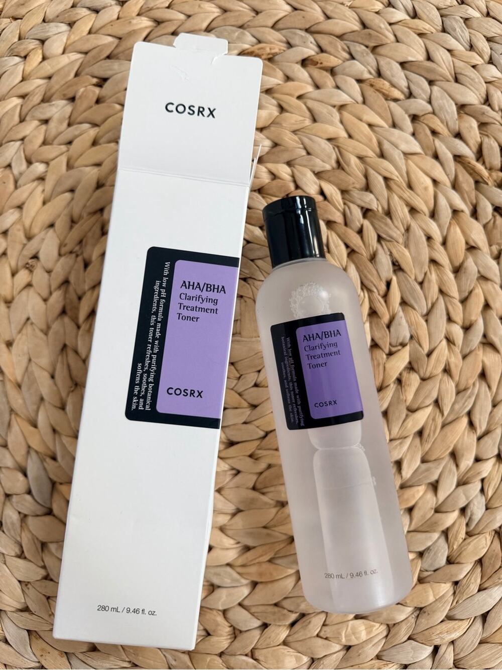 NIB COSRX AHA/BHA Clarifying Treatment Toner 280mL – LARGE Bottle